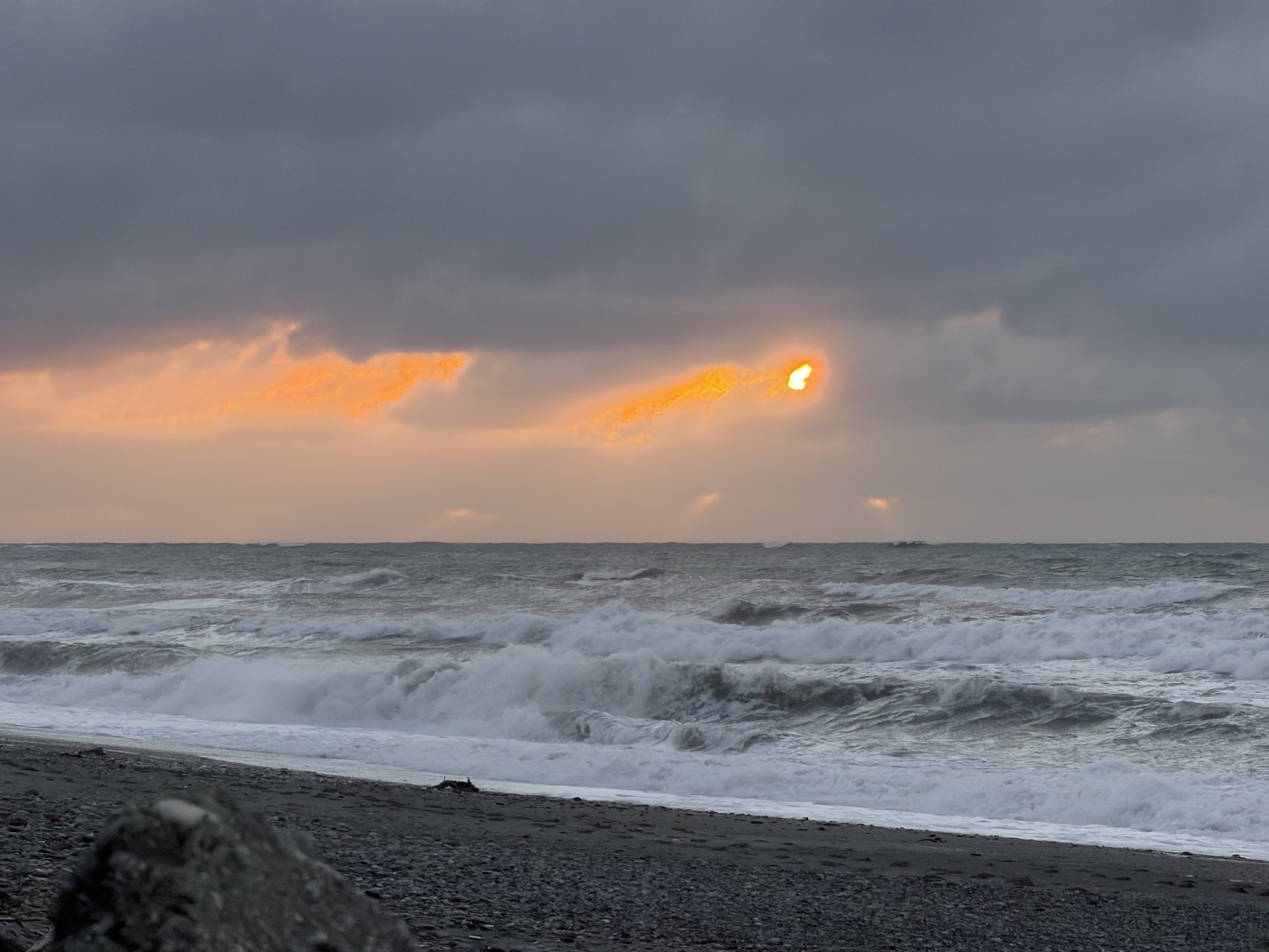 Hokitika beach