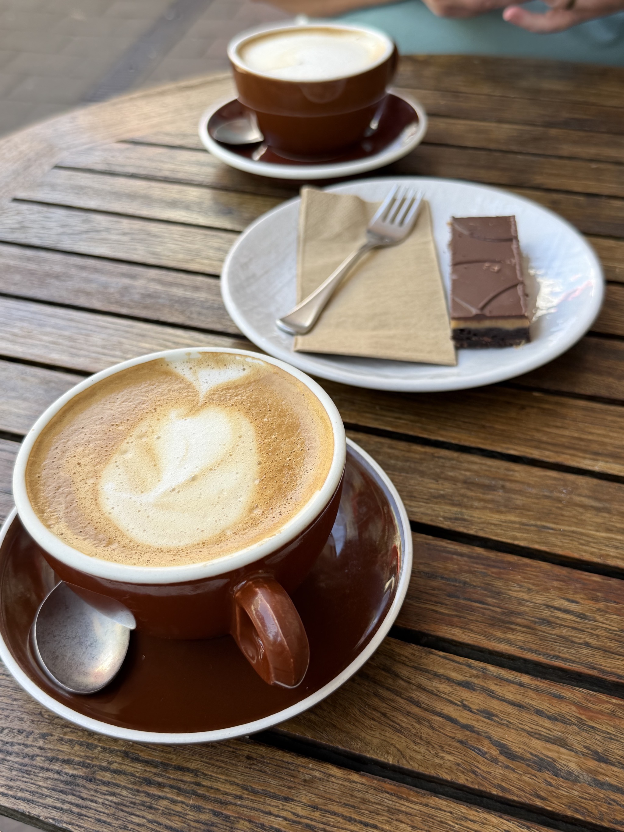 Coffee and slice