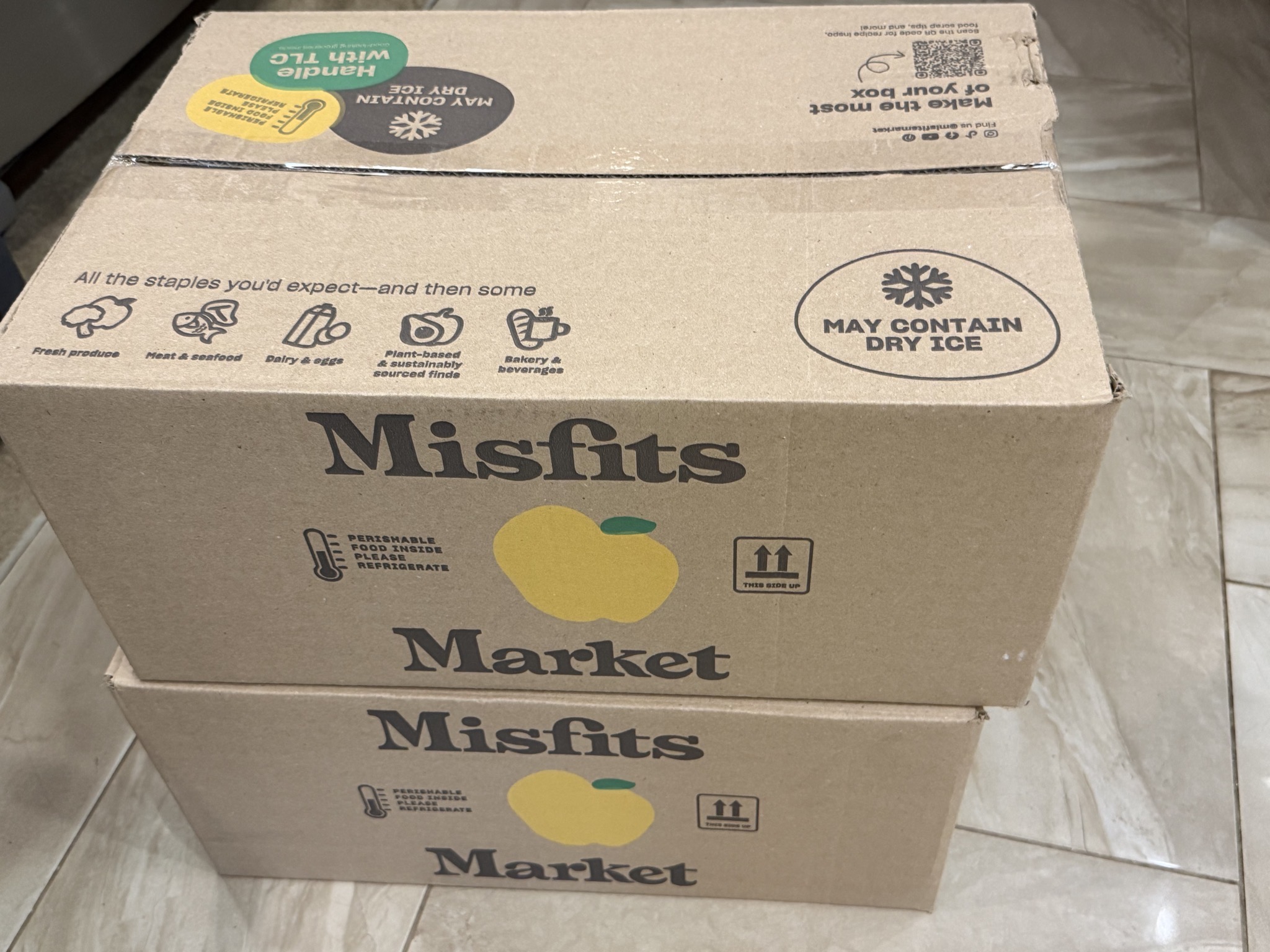 Misfits Market boxes