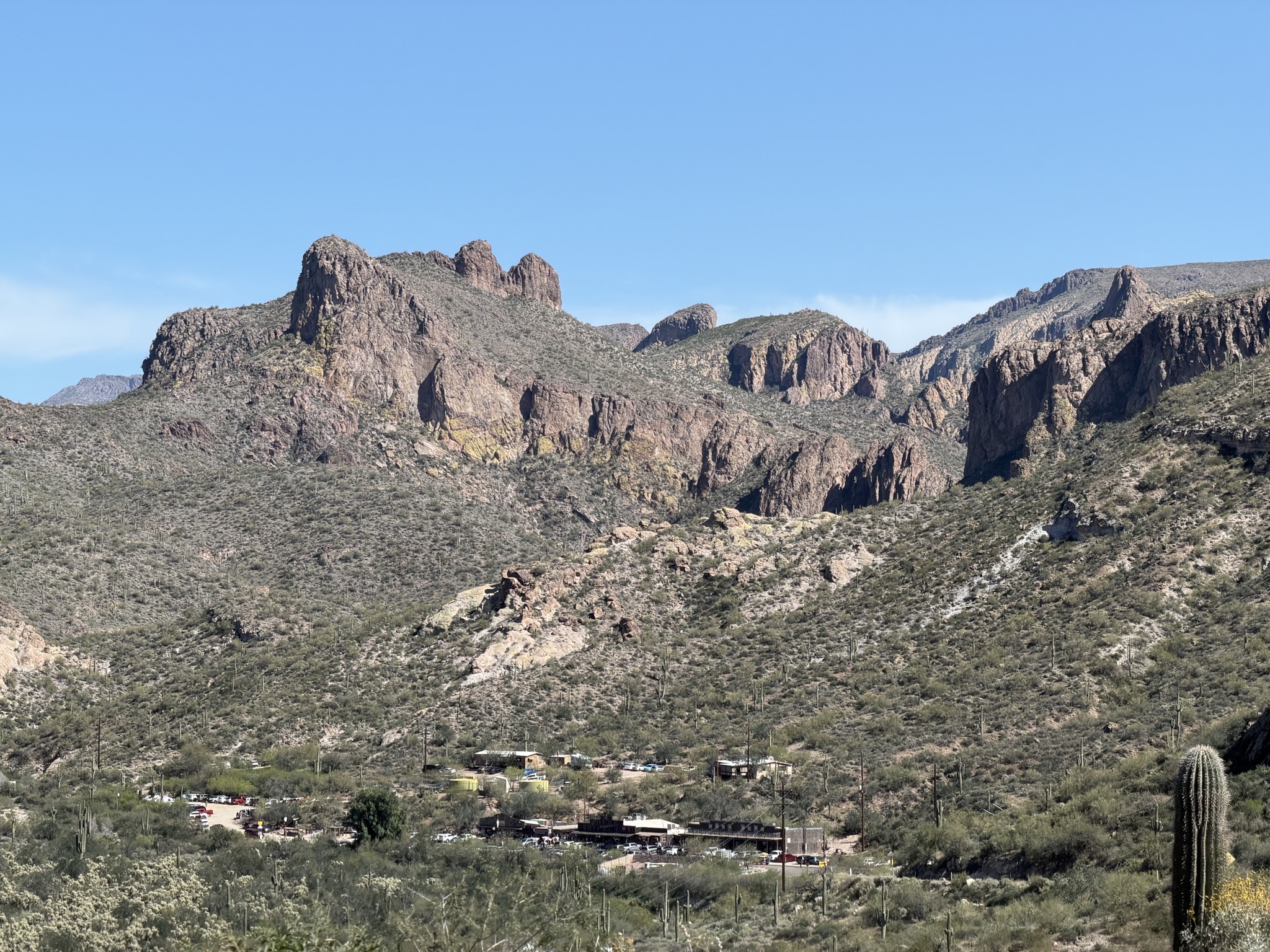 Approaching Tortilla Flat