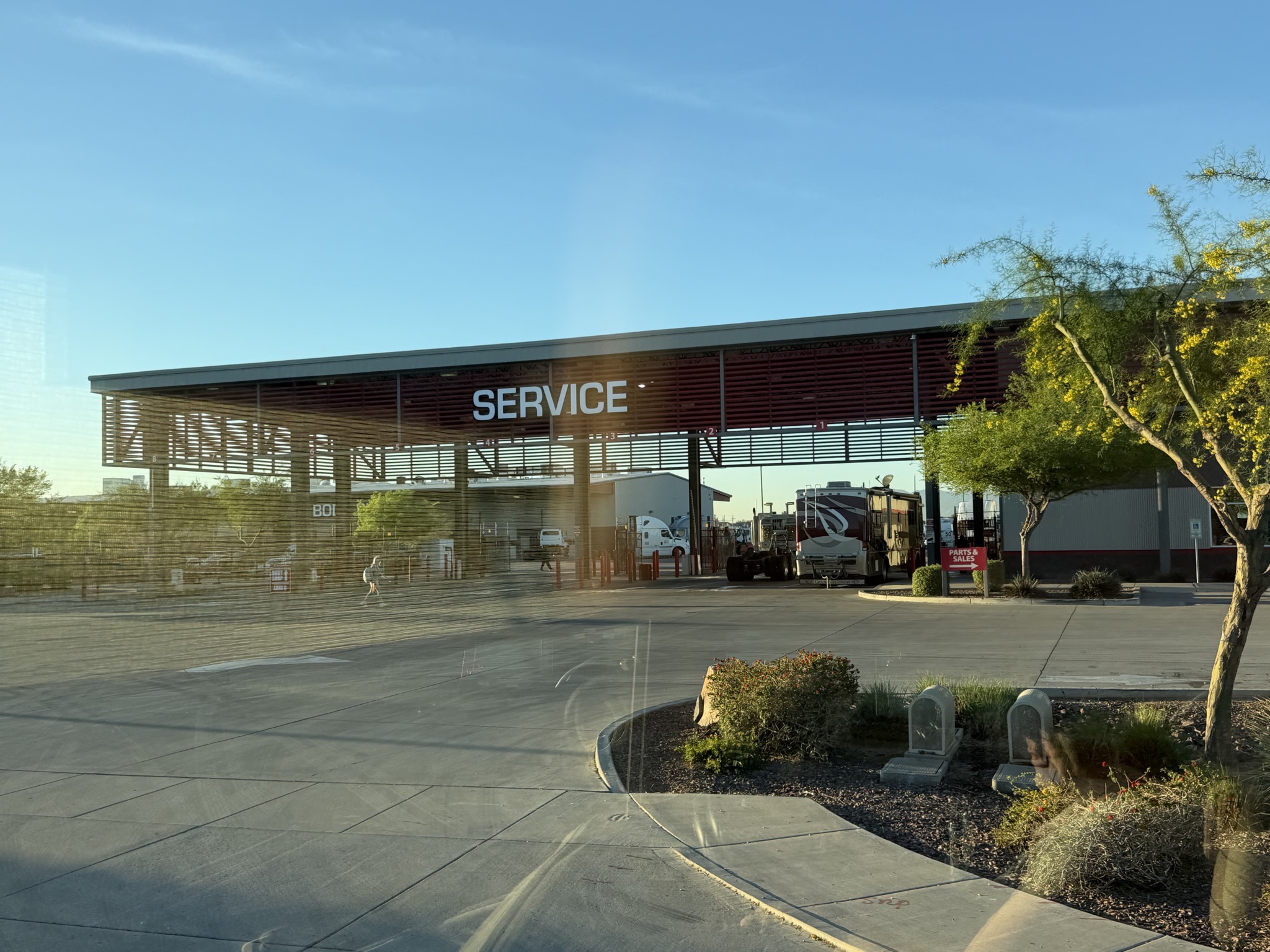Truck service center