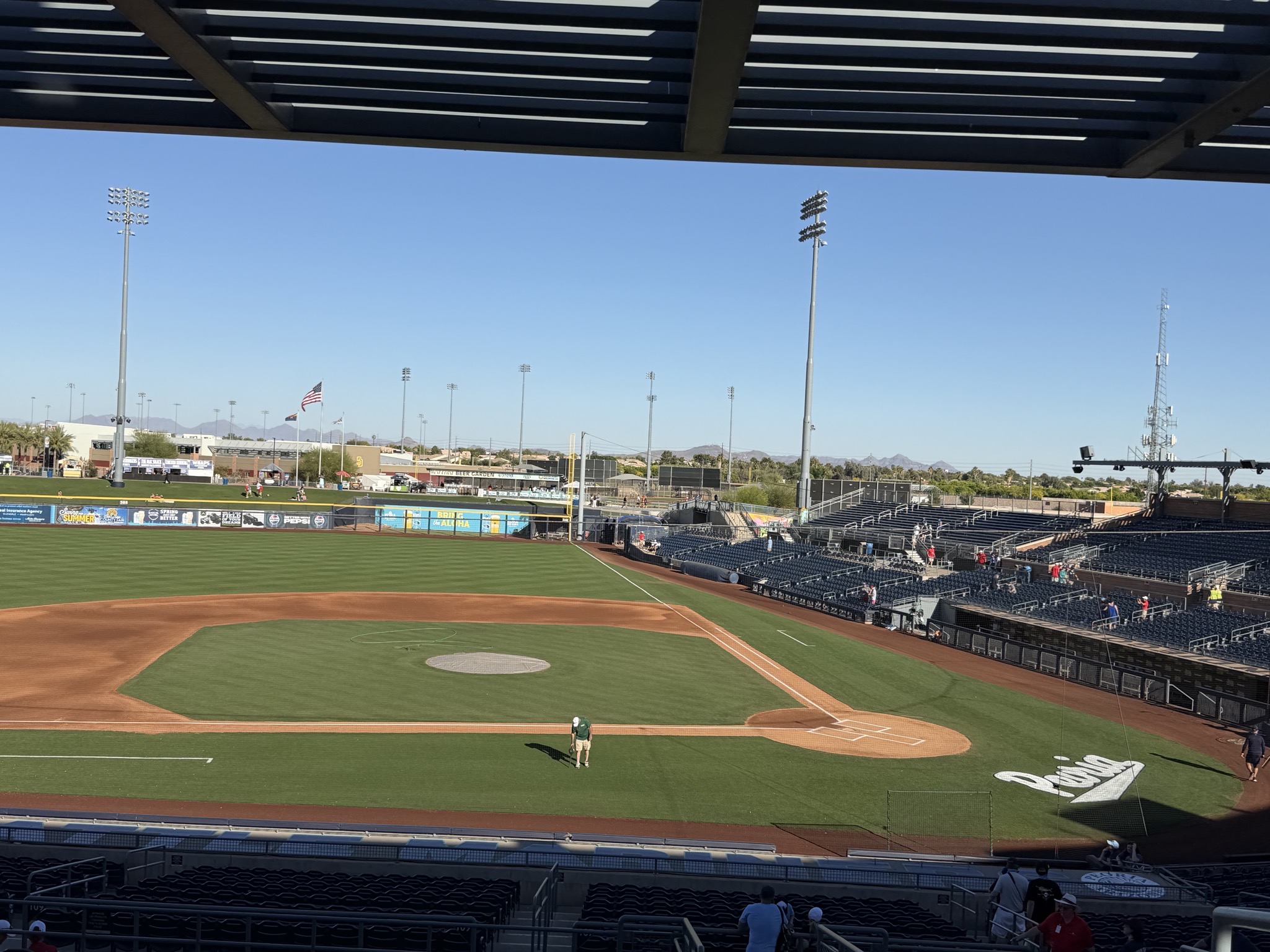 View from our seats