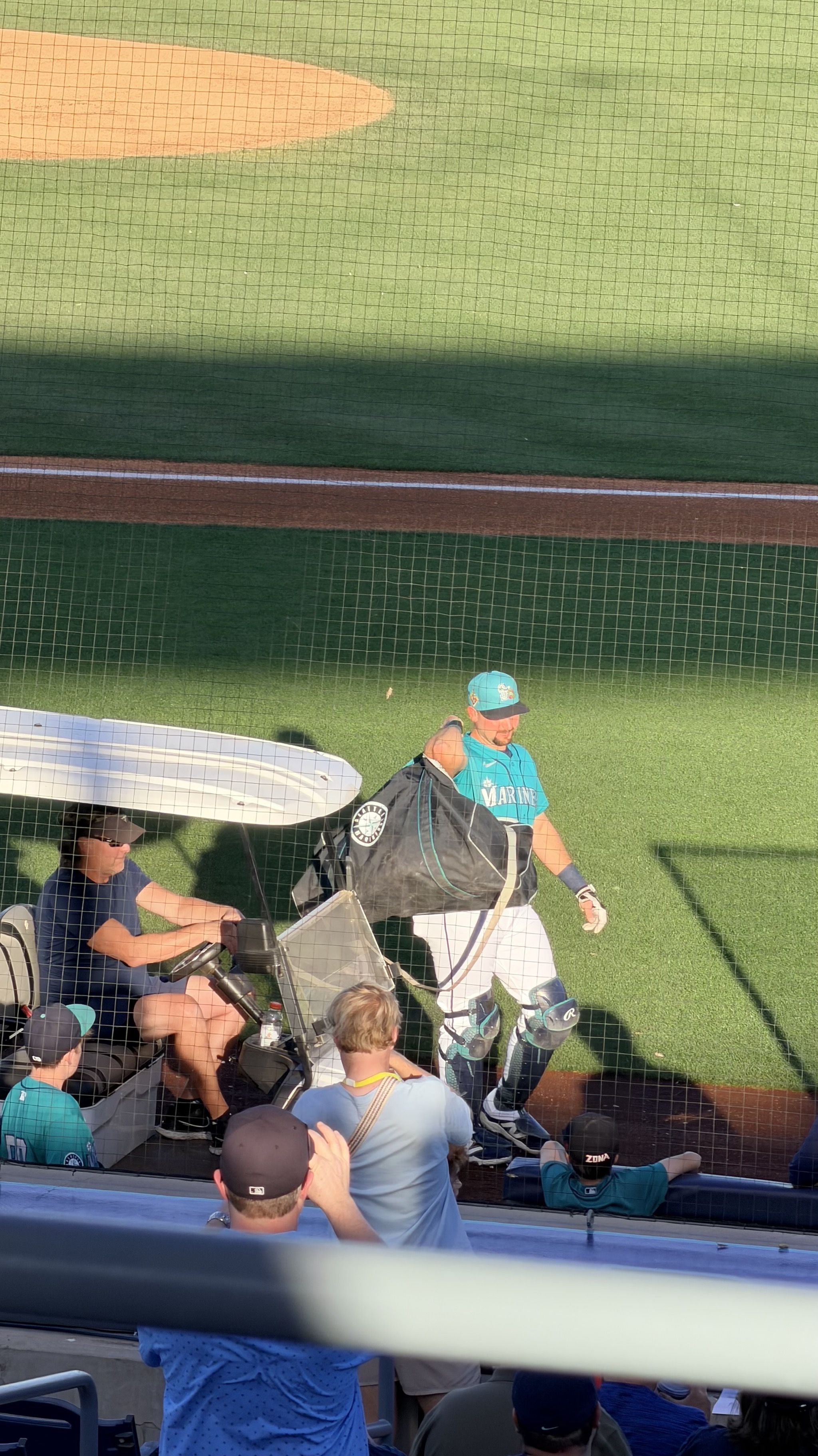 Cal arriving