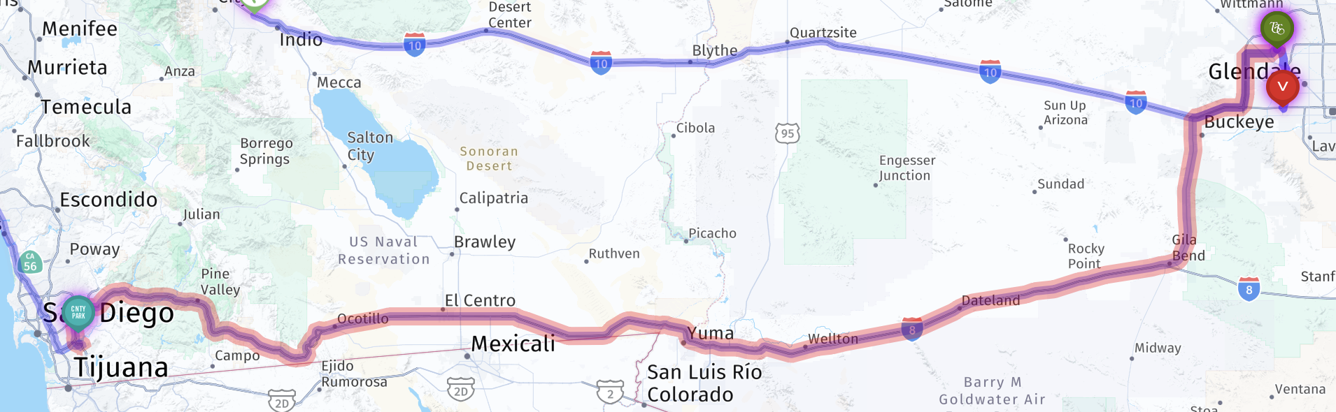 Route map