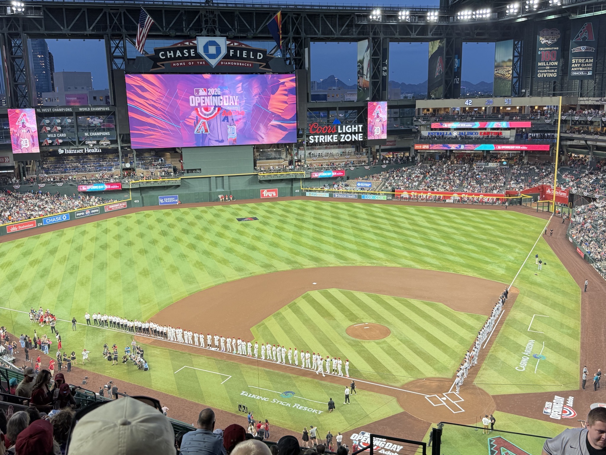 Opening Day ceremonies