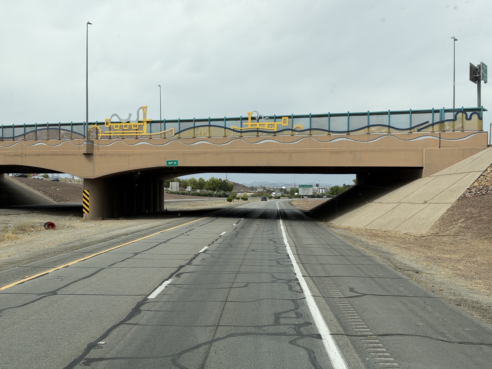 Interesting bridge art