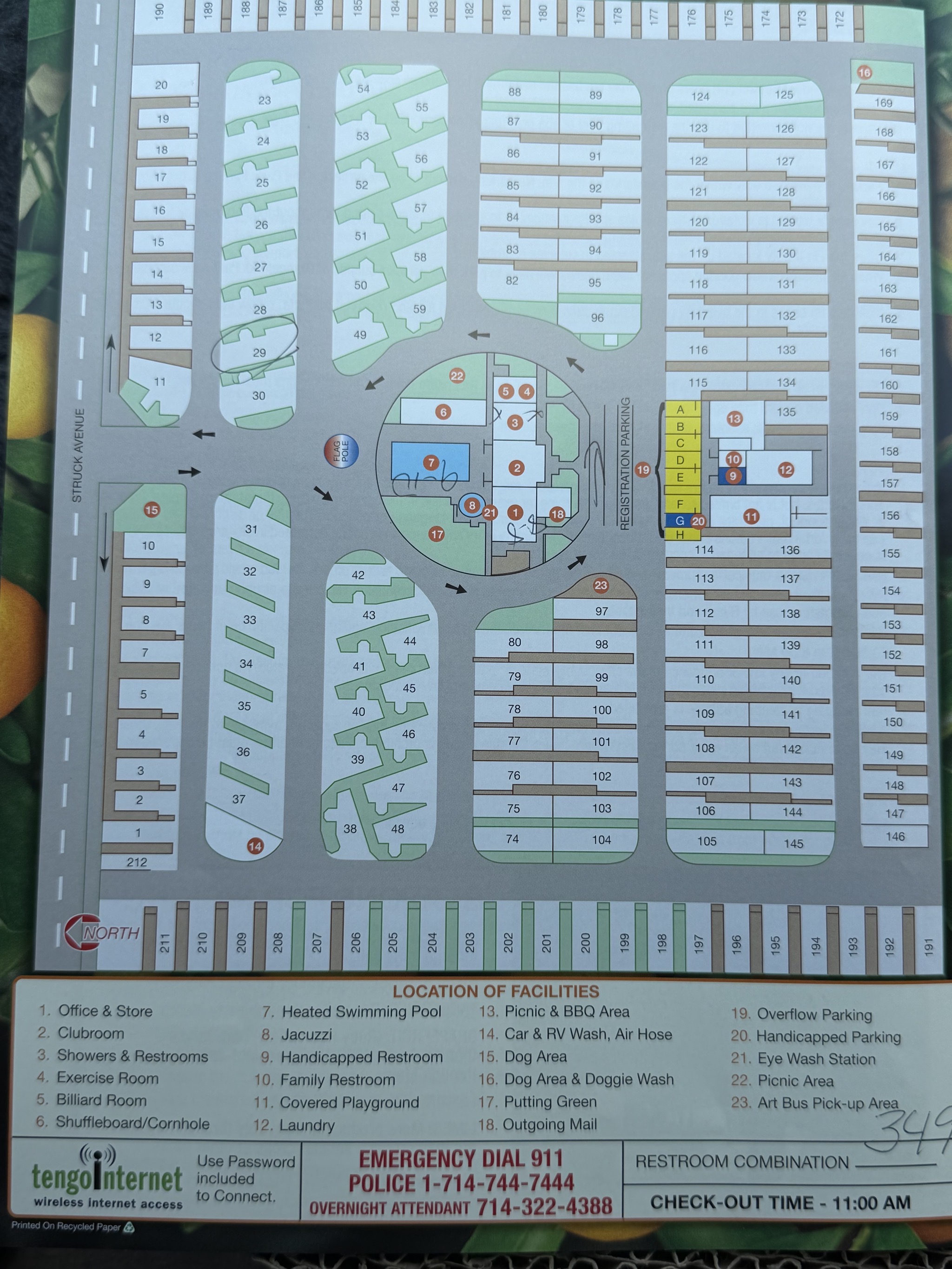 Campground map