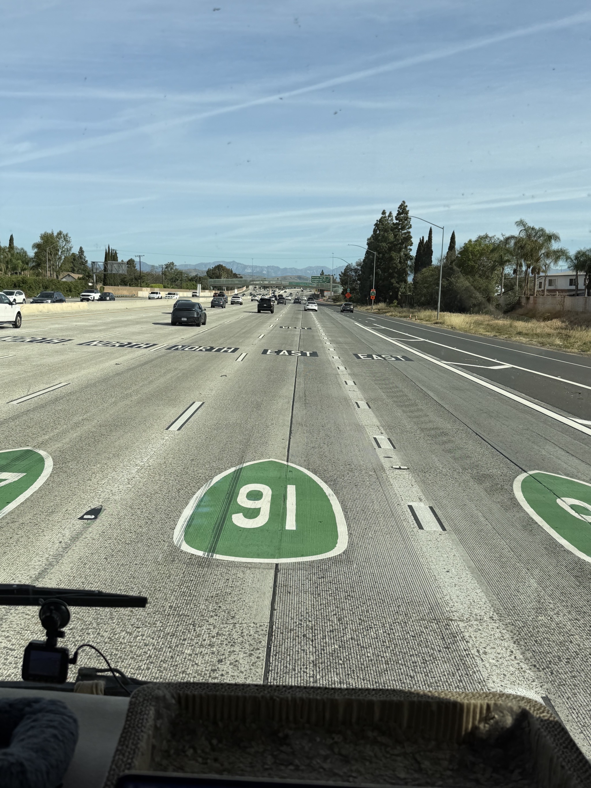 In the correct lane for CA-91 East