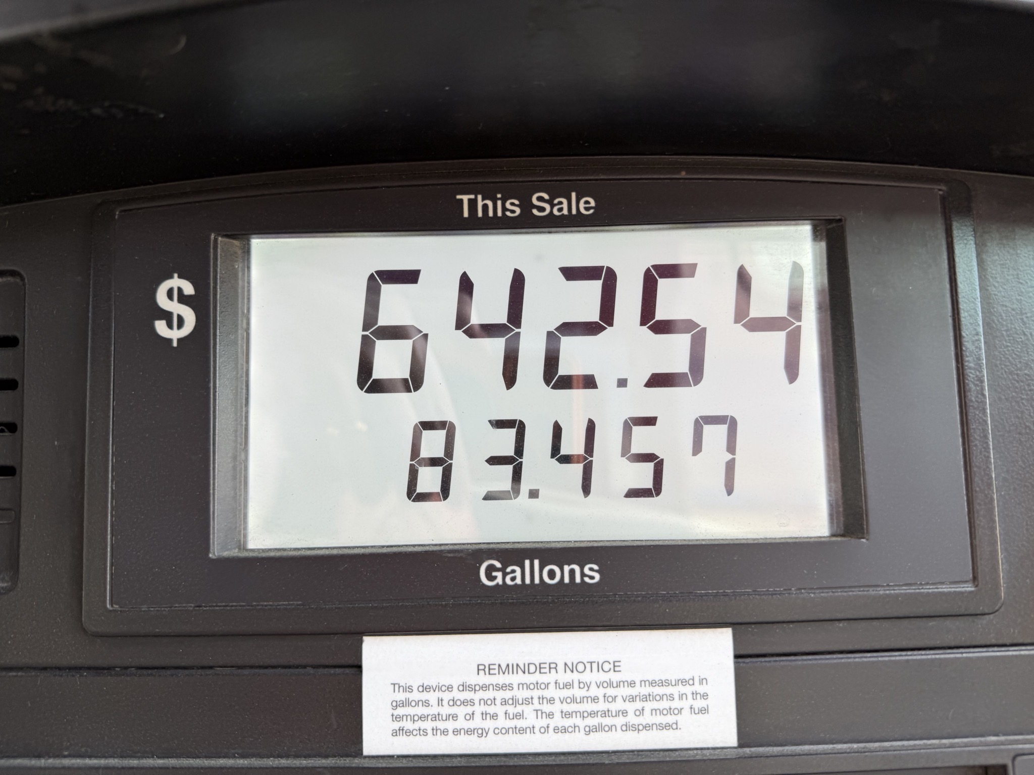 Spendy fuel