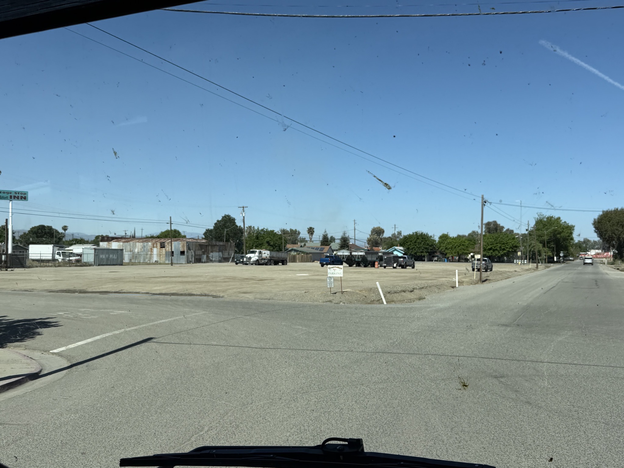 The aforementioned truck & RV parking