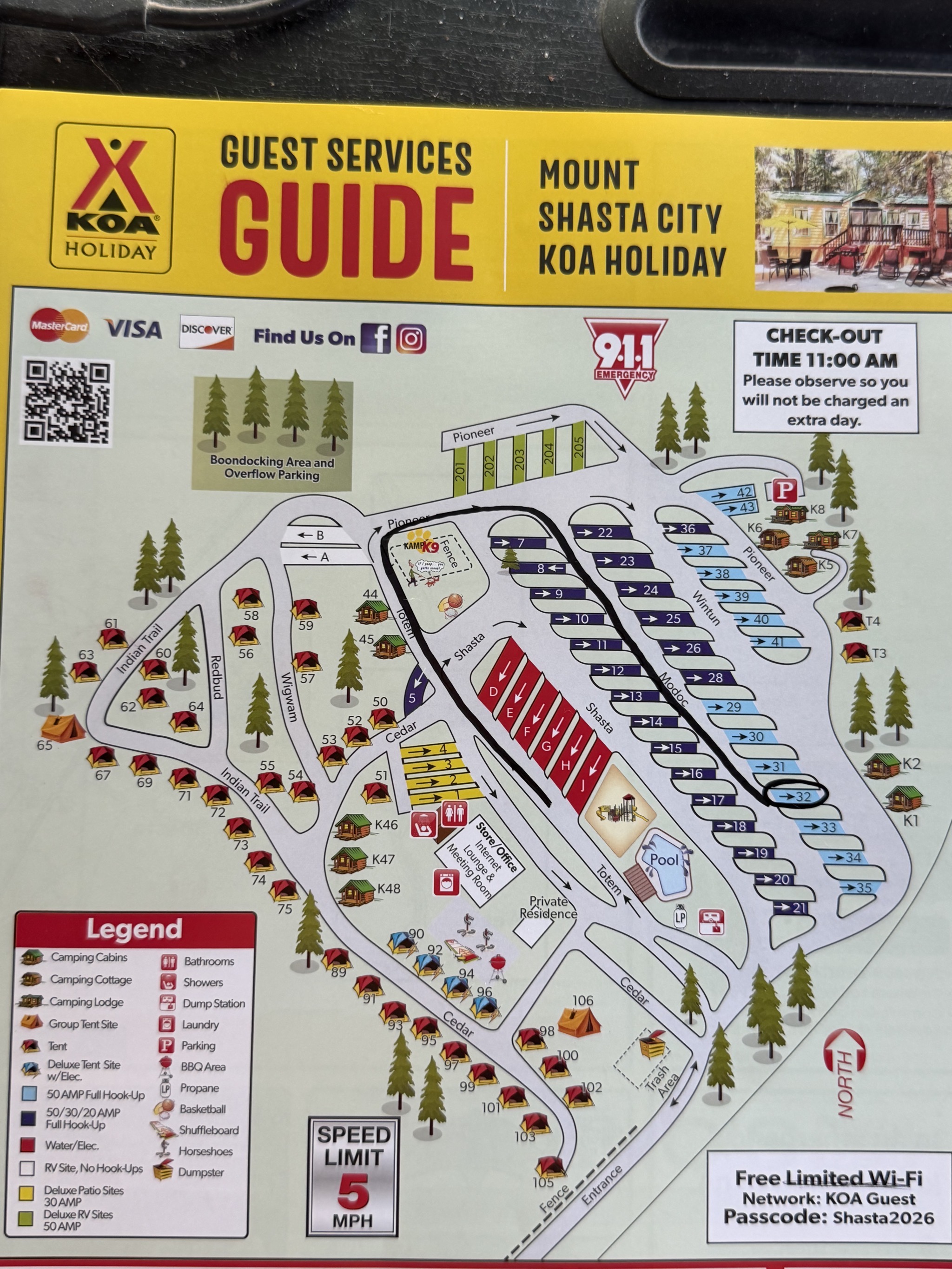Campground map