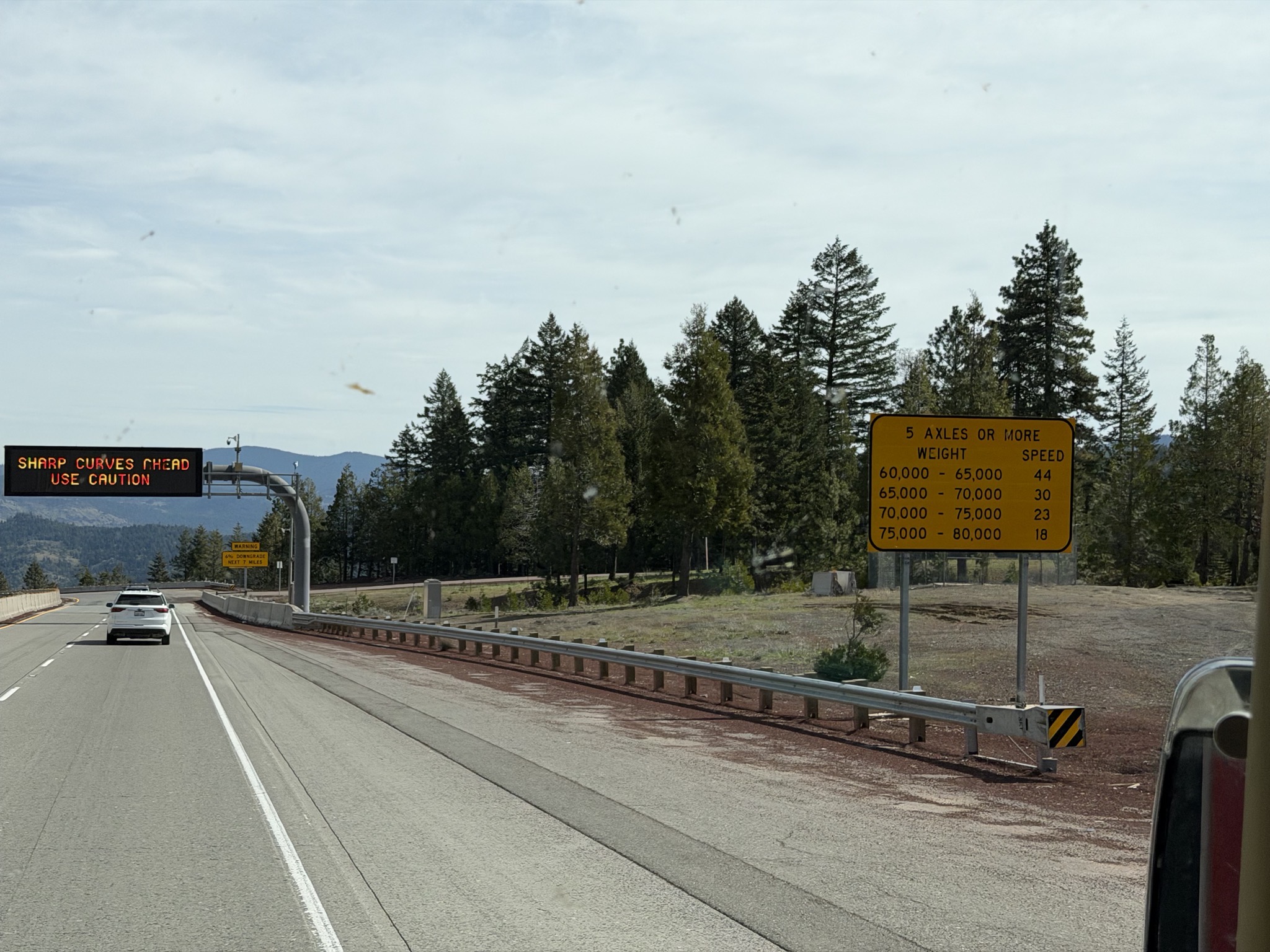 Truck speed guidance