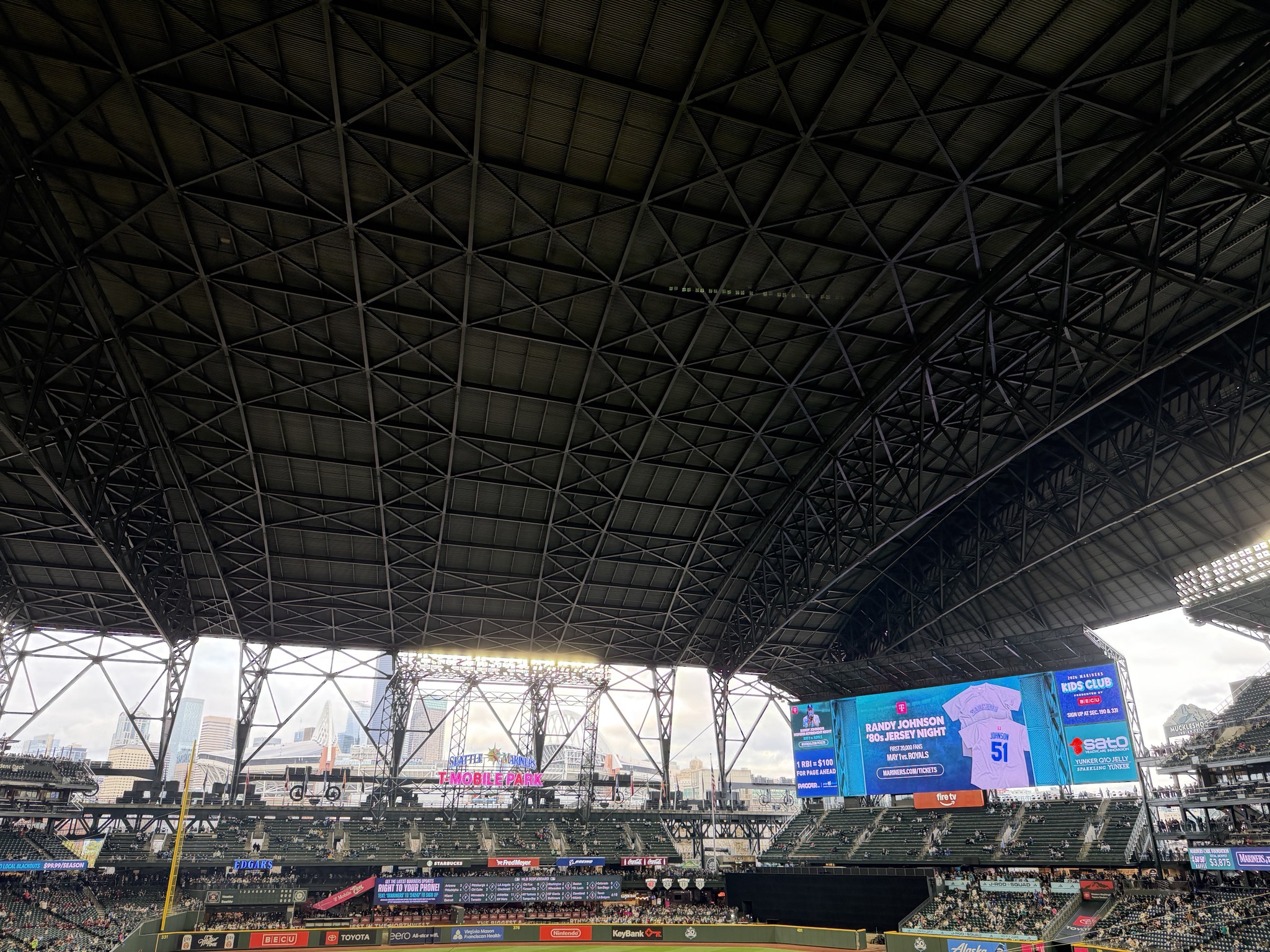 Roof closed
