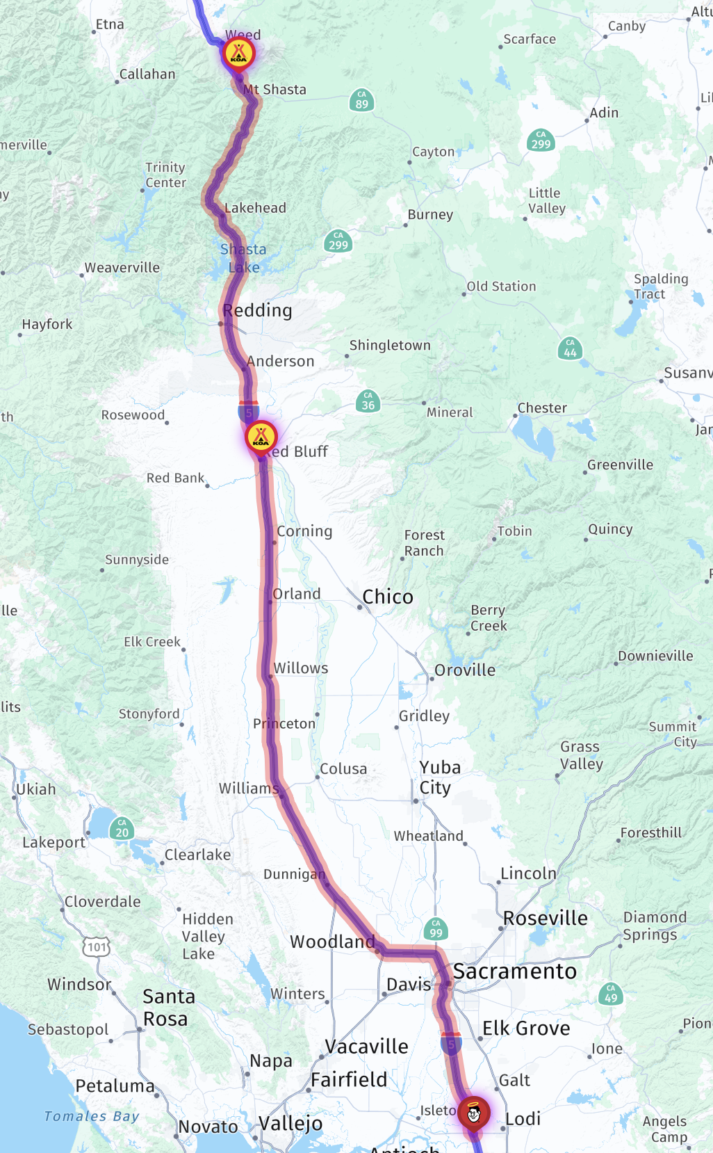 Route map
