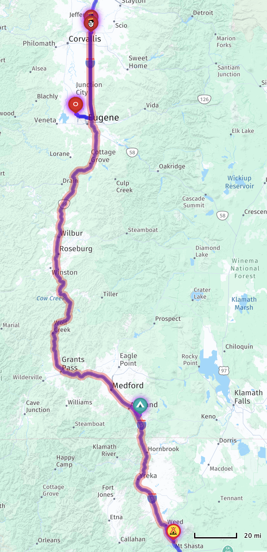 Route map
