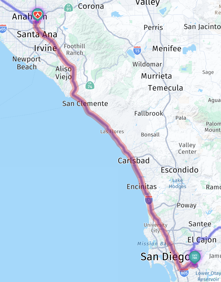 Route map
