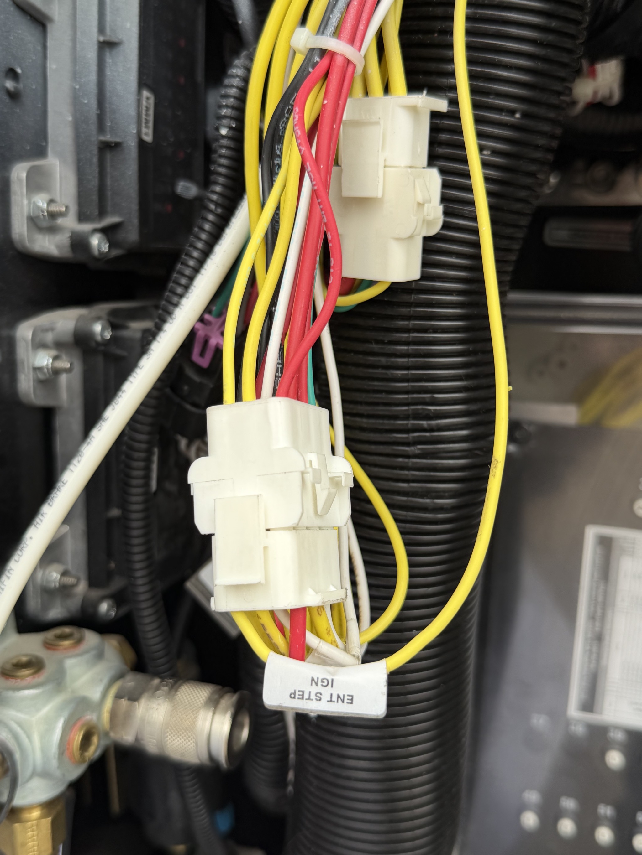 Entry step wire
