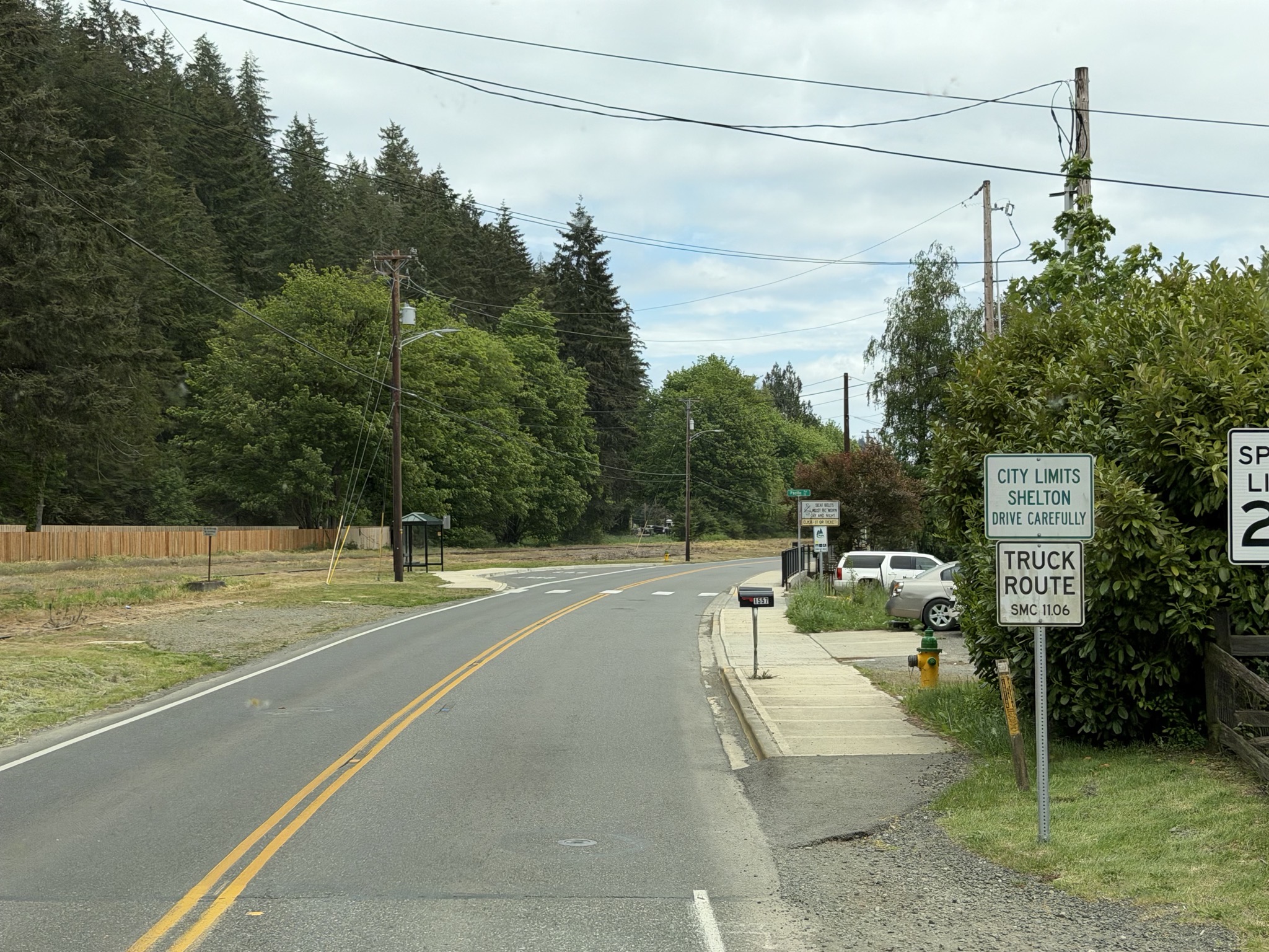 City limits of Shelton