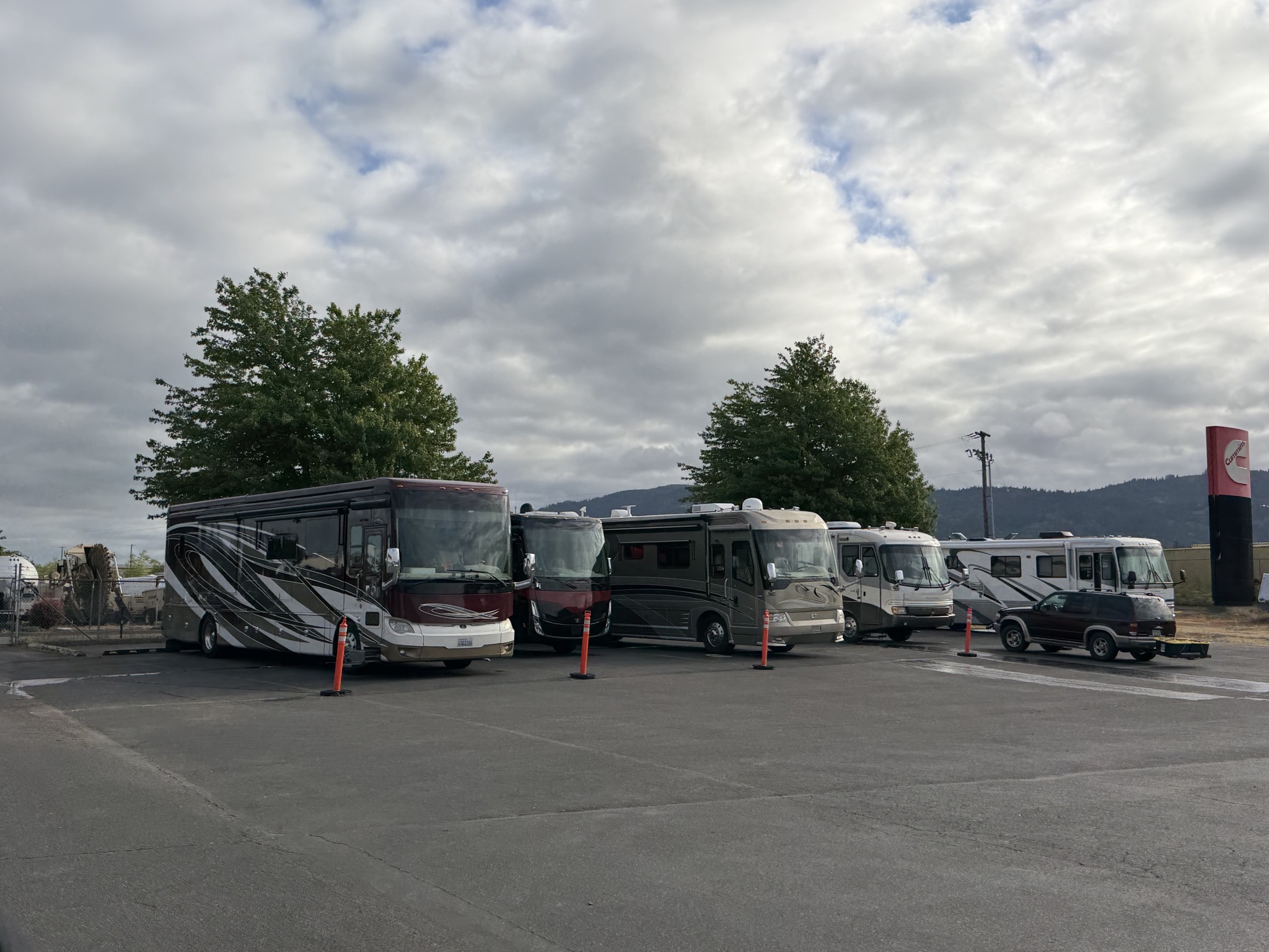 Parked for the night