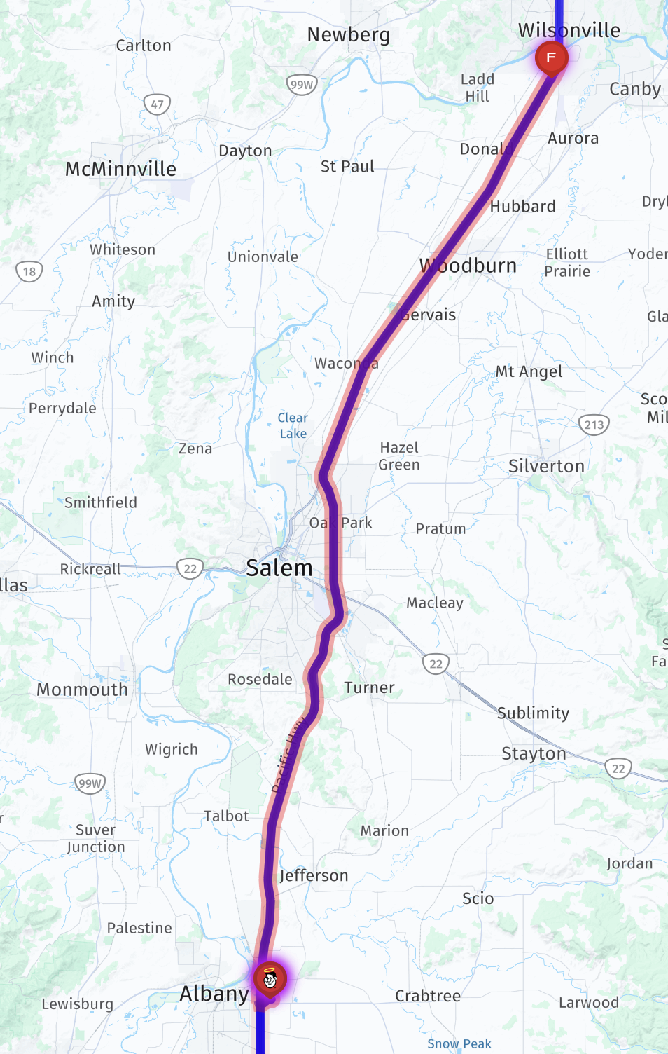 Route map