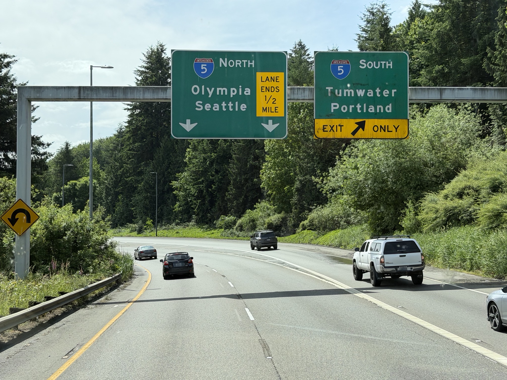 Joining I-5 North