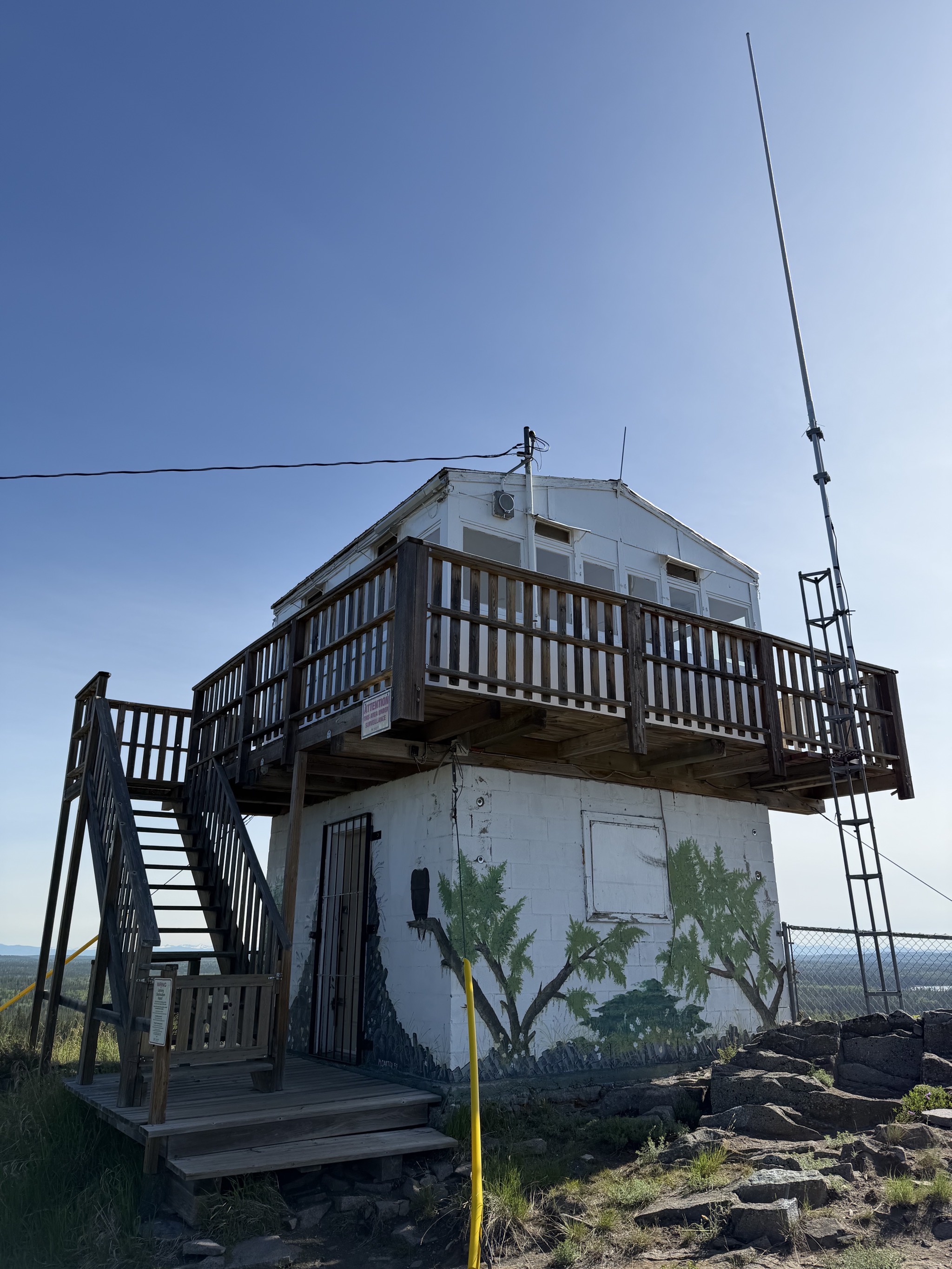 Fire watch tower