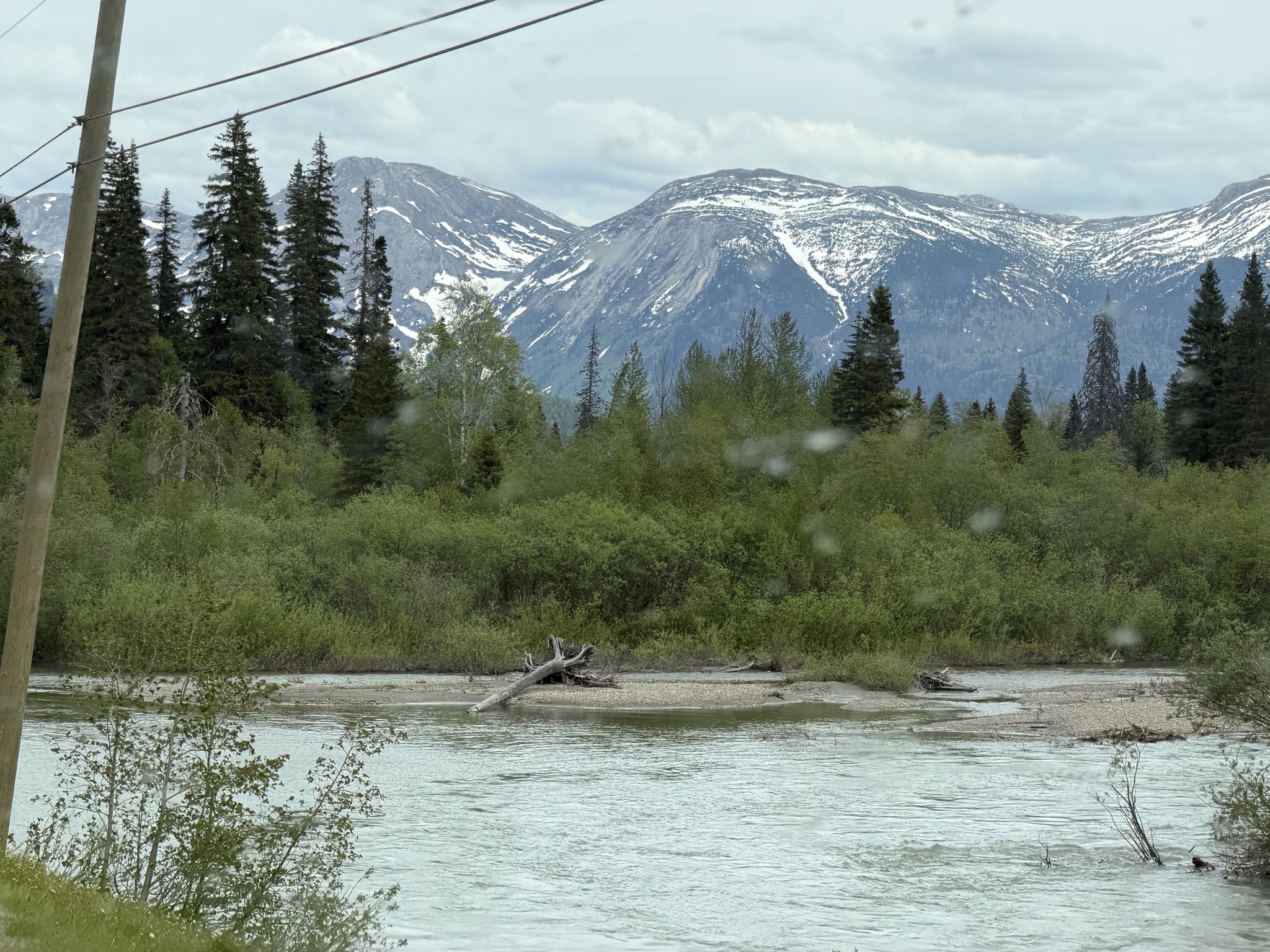 Snowy mountains