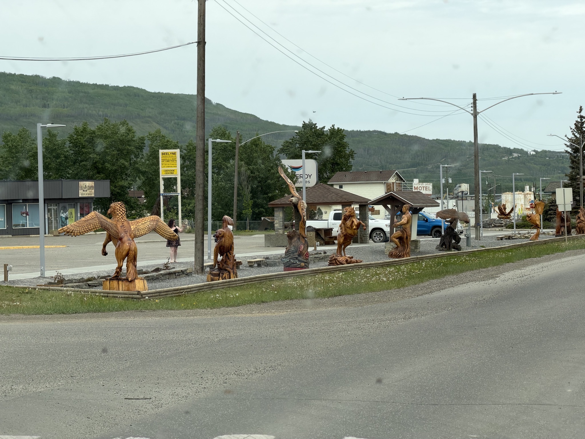 Chetwynd has lots of chainsaw carvings