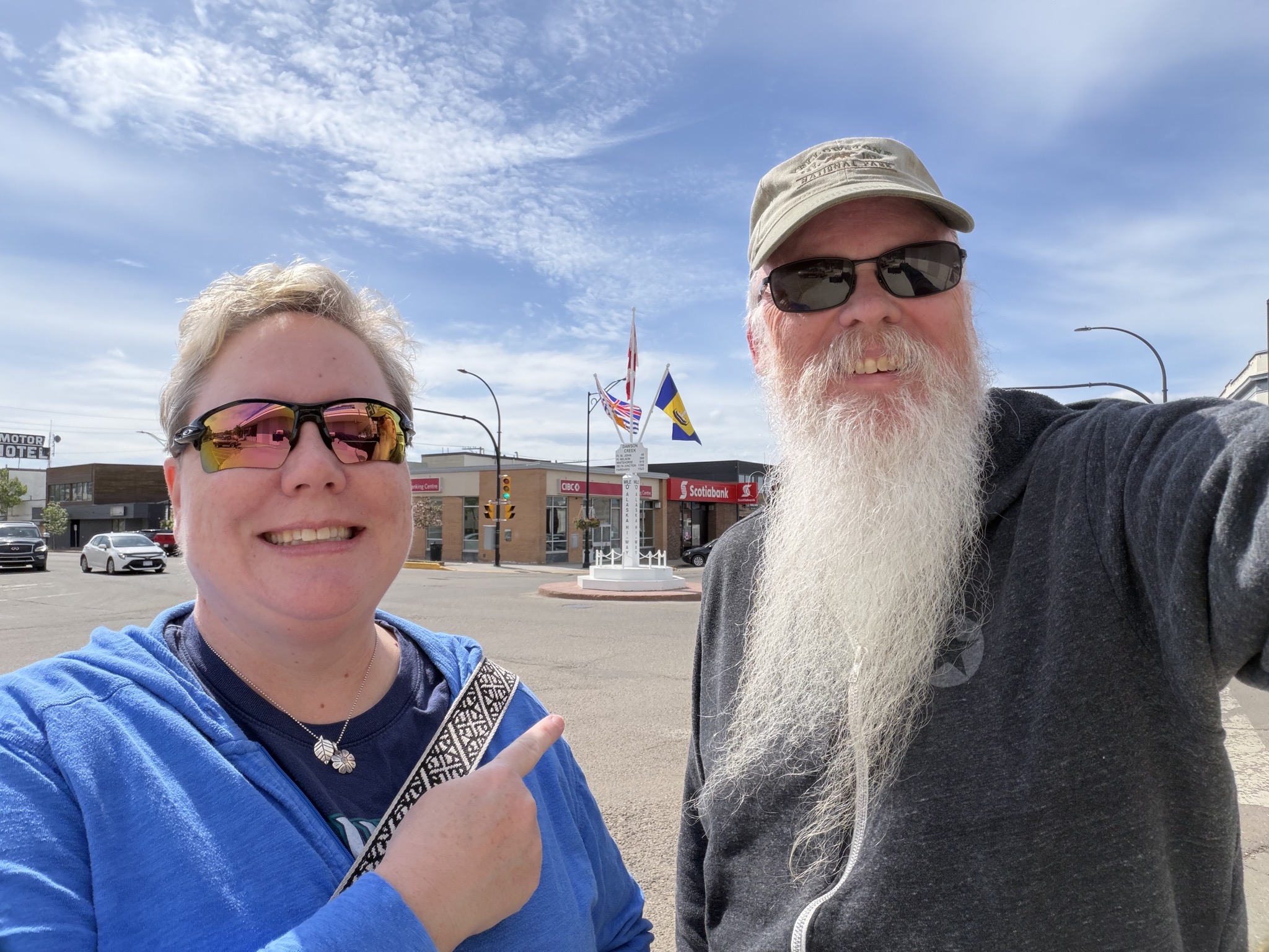 Mile 0 Alaska Highway marker