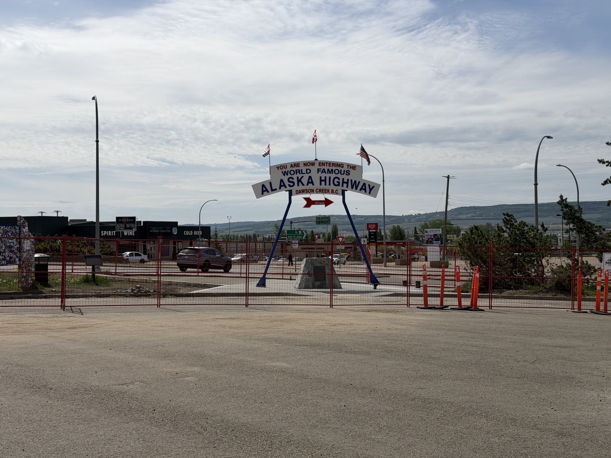 You Are Now Entering the World Famous Alaska Highway