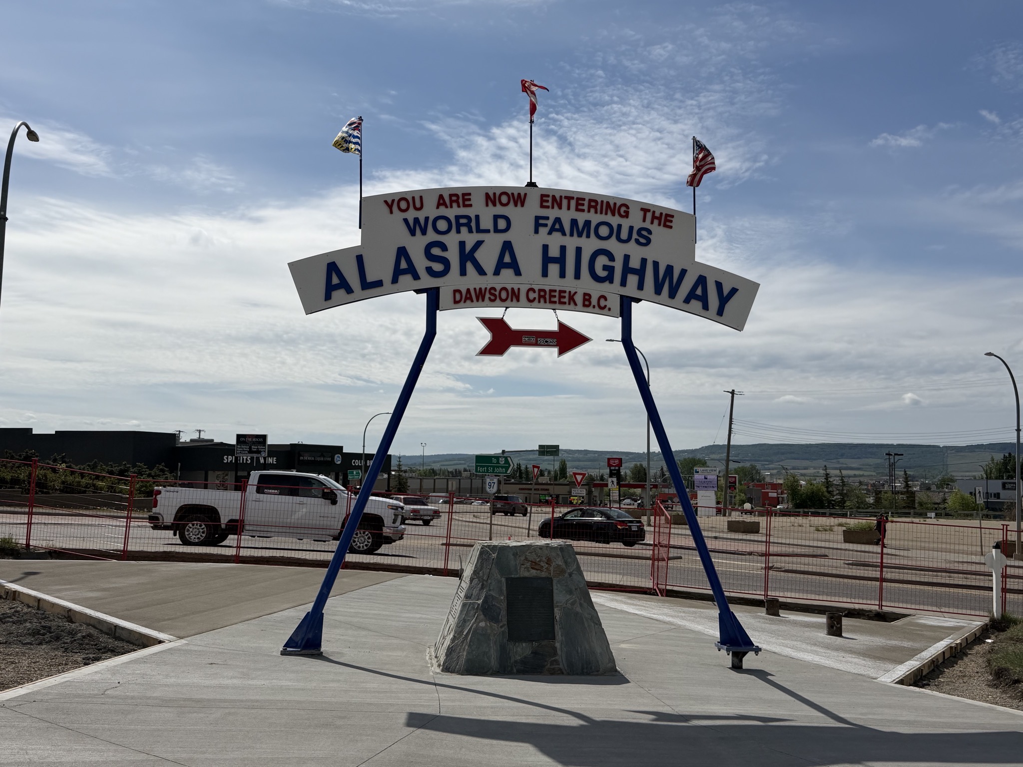 You Are Now Entering the World Famous Alaska Highway