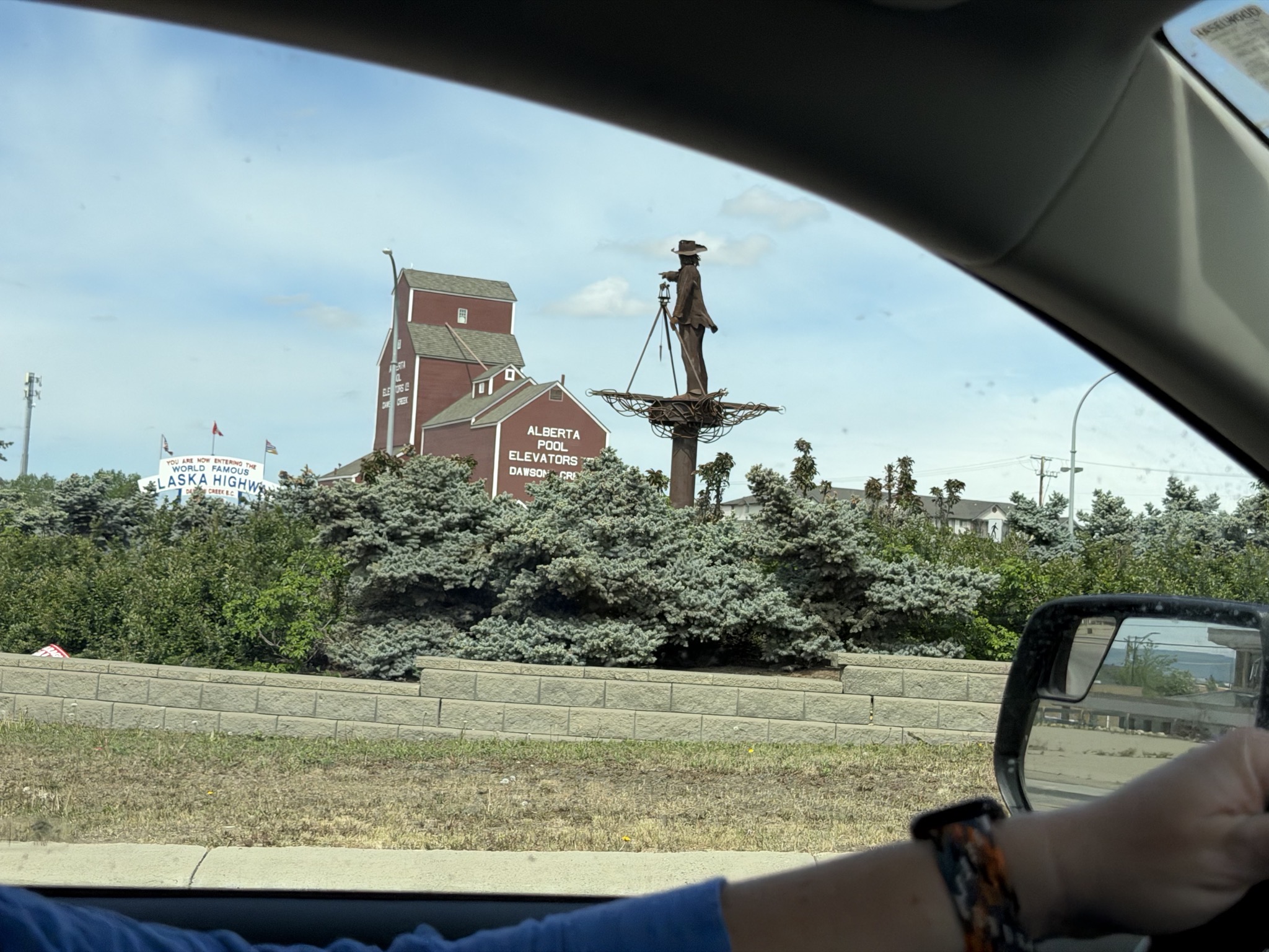 Surveyor Statue