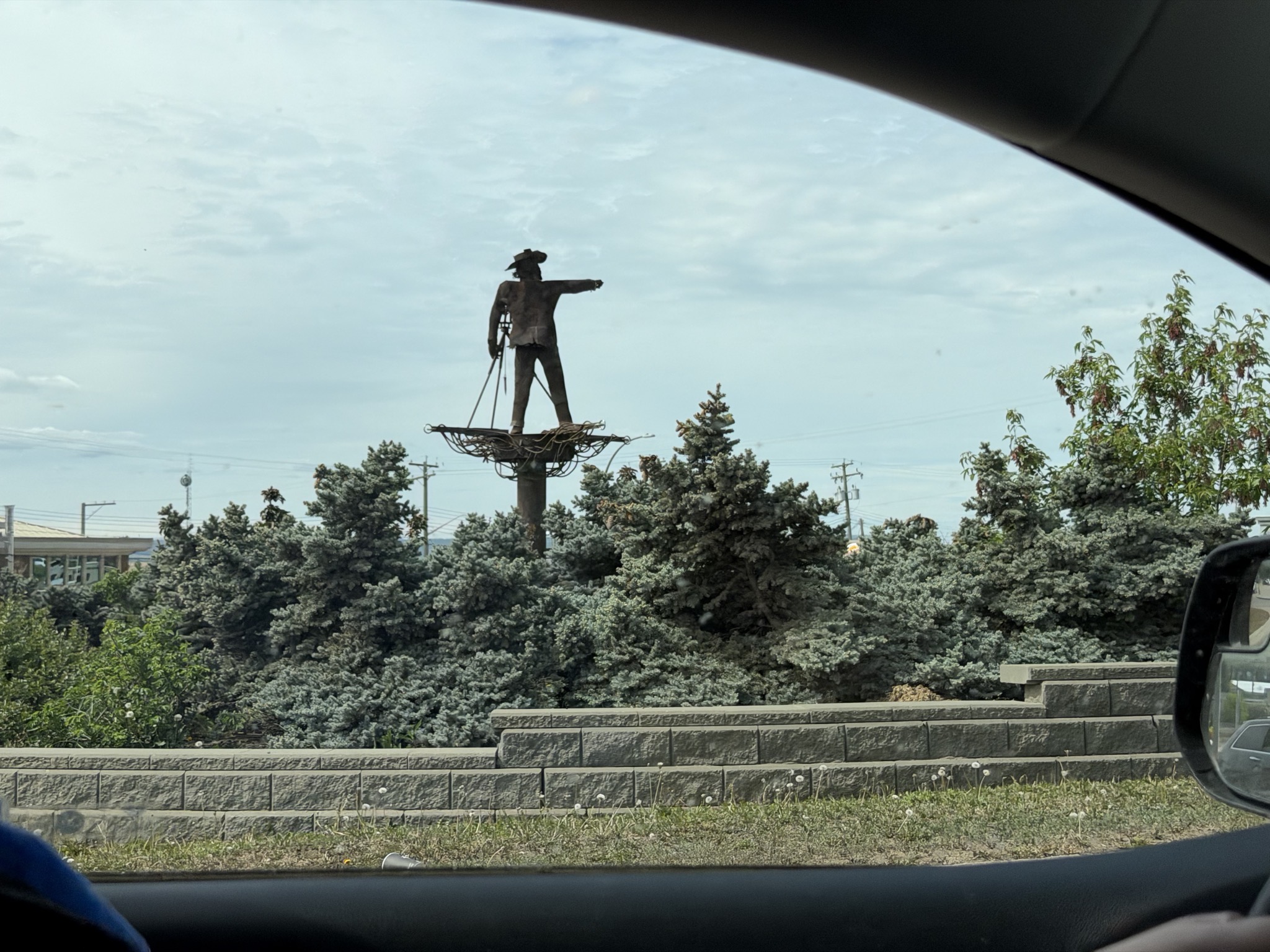 Surveyor Statue