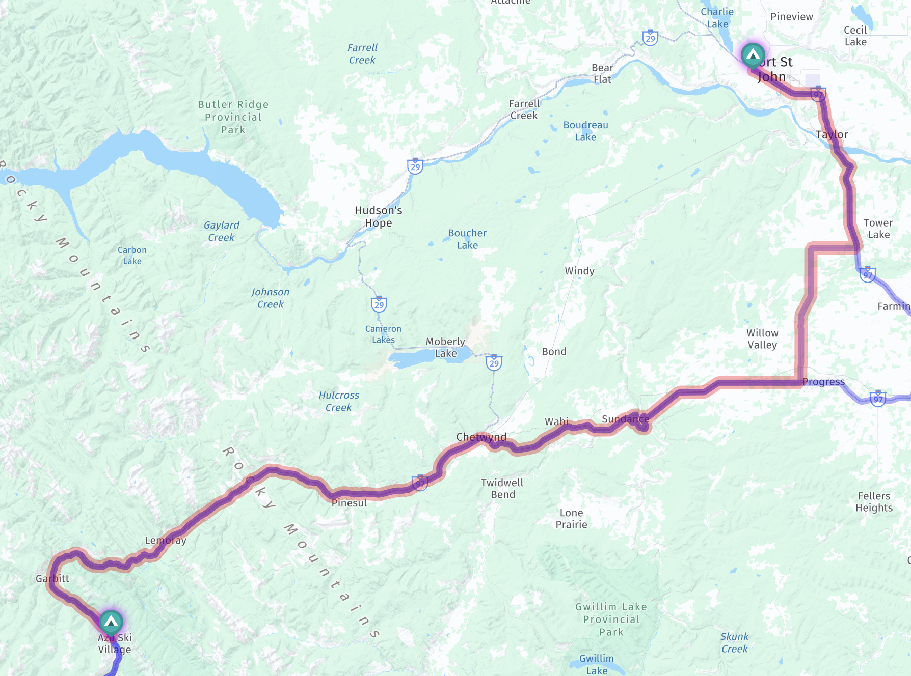 Route map