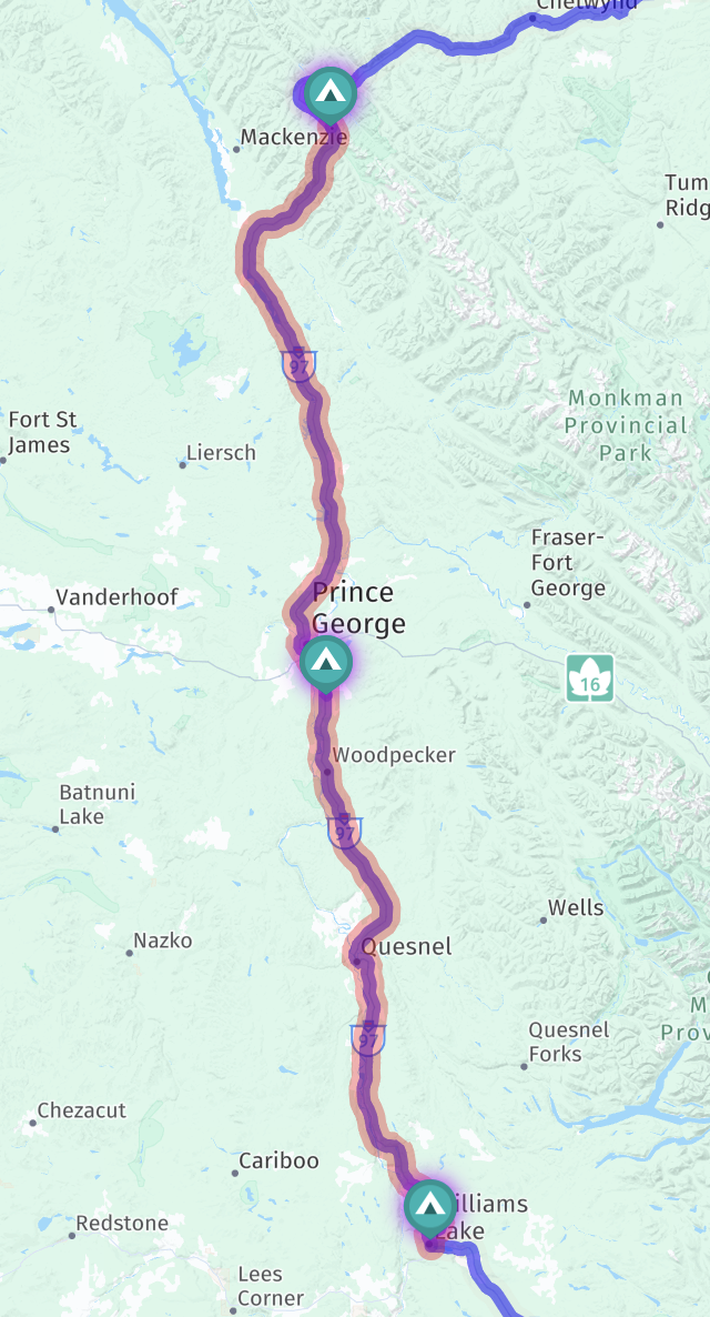 Route map