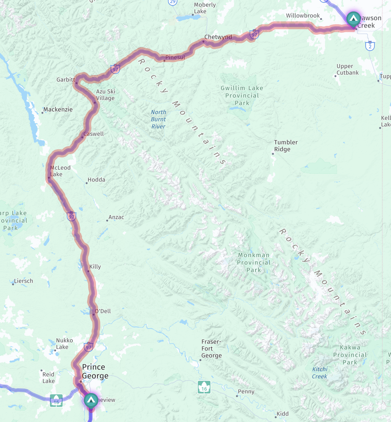 Route map