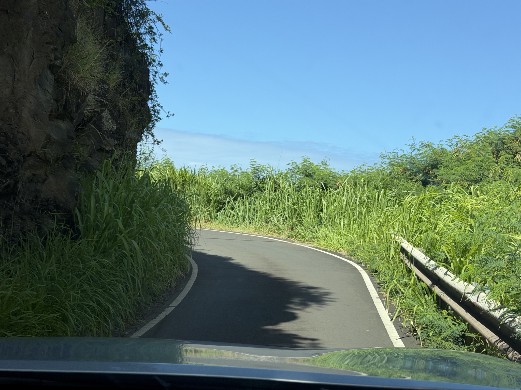 One lane road