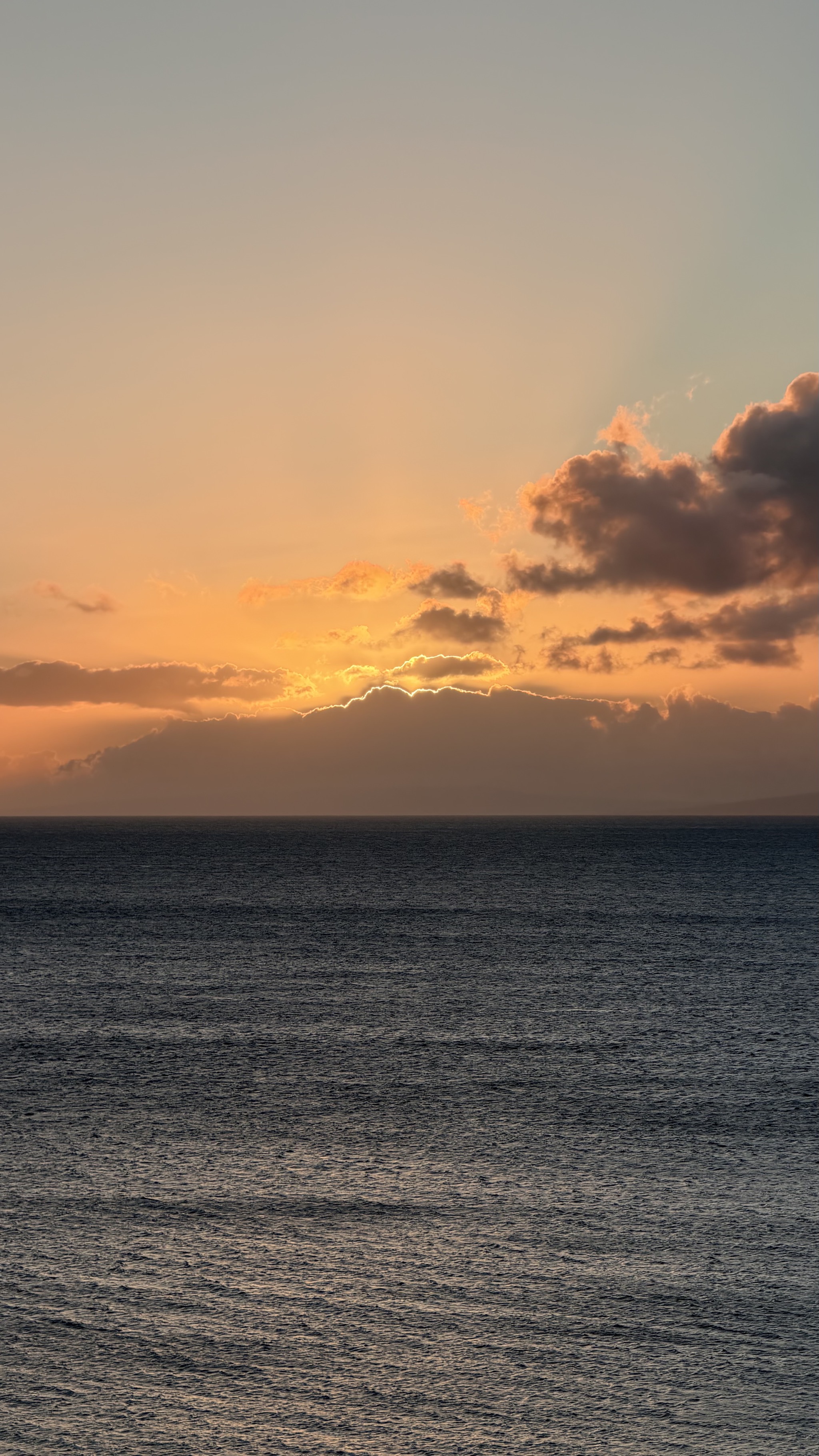 Sunset from our lanai