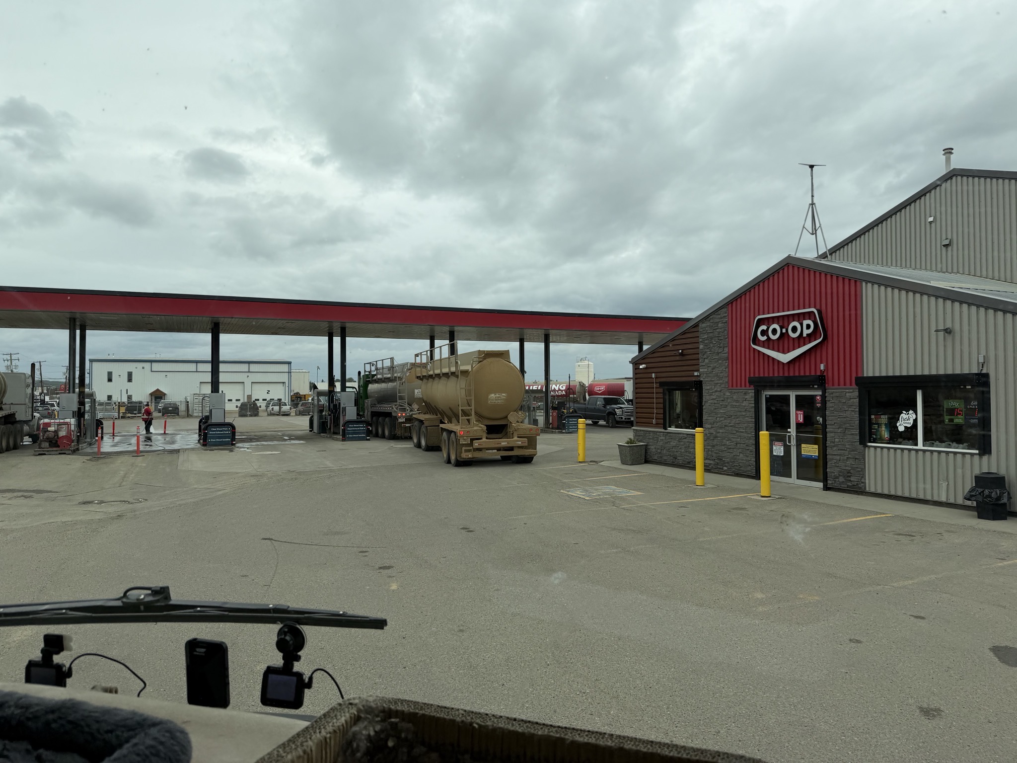 Attempted fuel stop