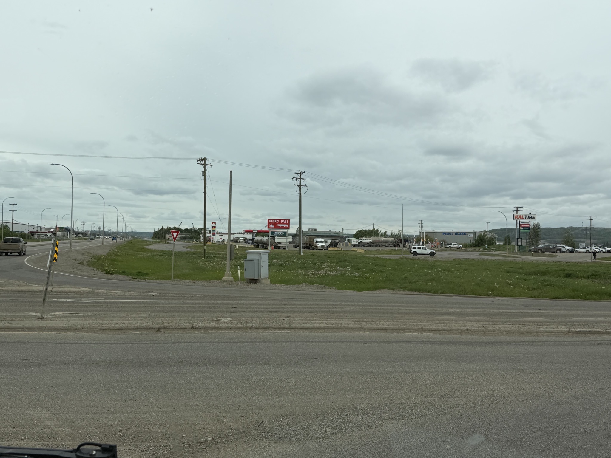 Heading to a Petro station