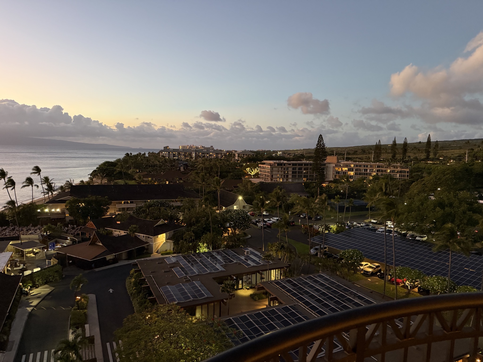 View from our balcony / lanai