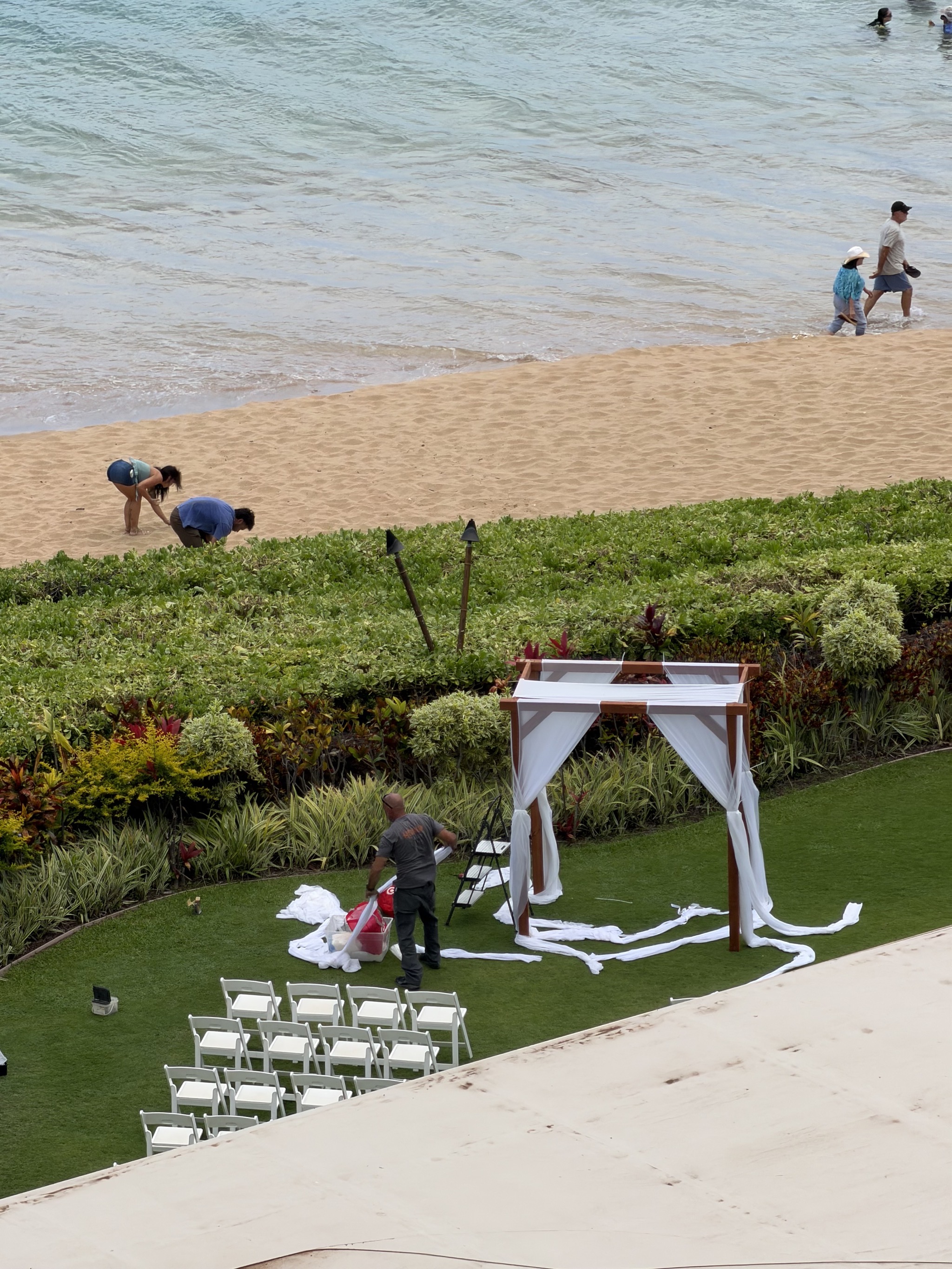 Preparing for a wedding