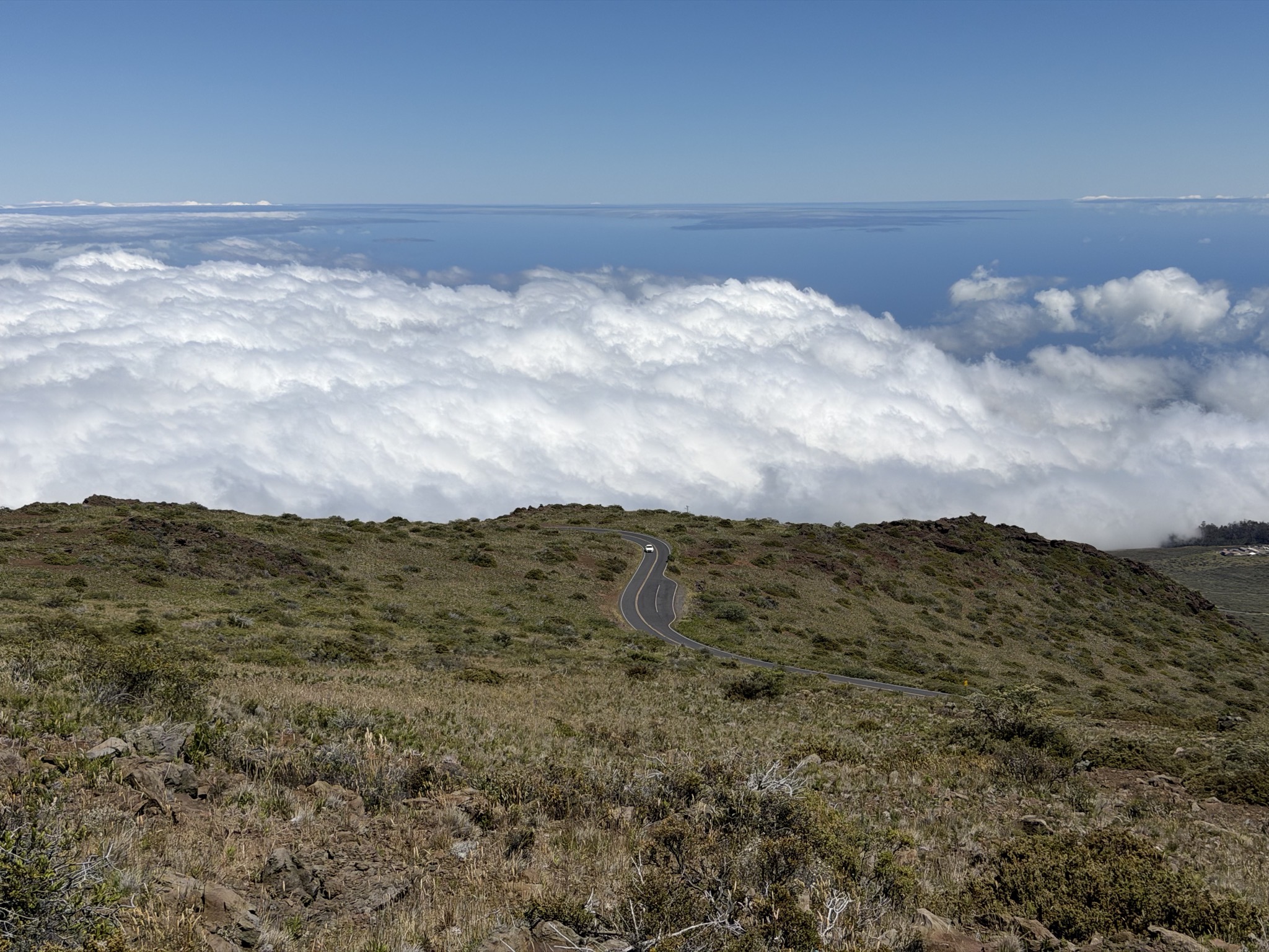 Above the clouds