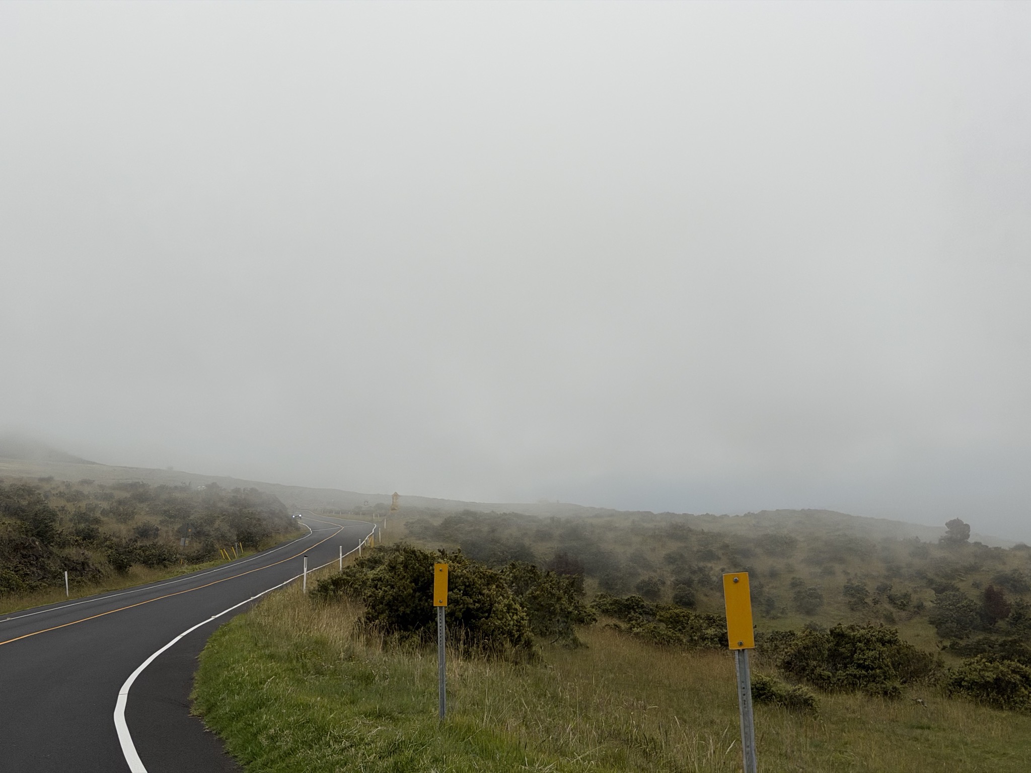 Down into the clouds